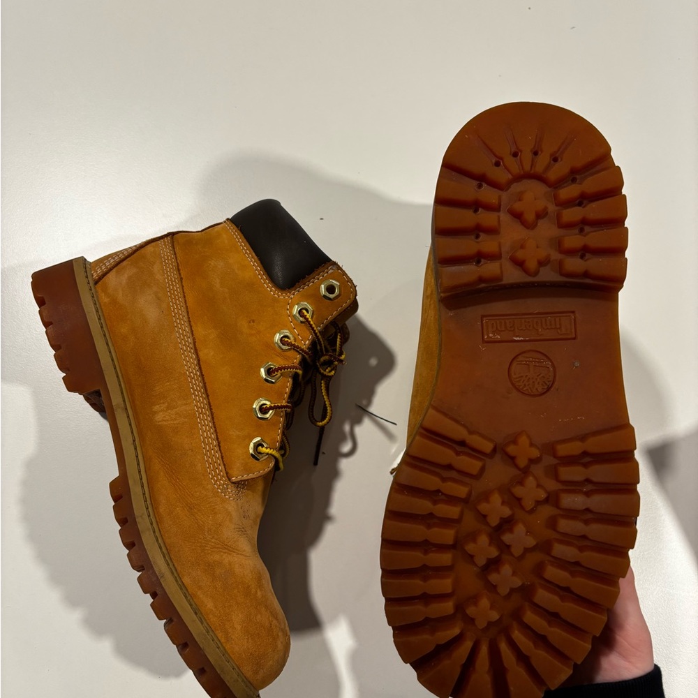 Timberland boys Brown Leather Boots